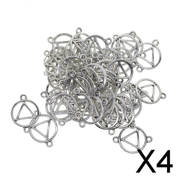 4x50pcs Celtic Spacer Loose Pendants Charms for Necklace Jewelry DIY Crafts