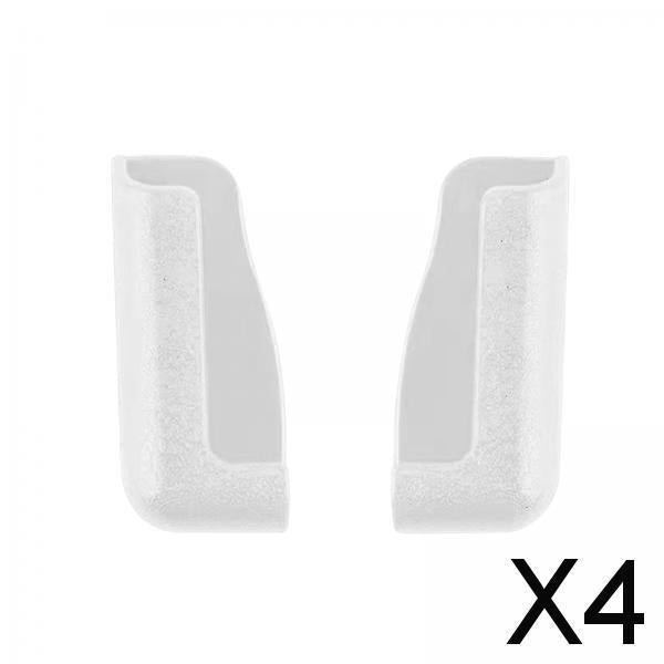 4xPack of 2 Pieces Car Universal Mobile Phone Bracket Soft Material Adjustable White