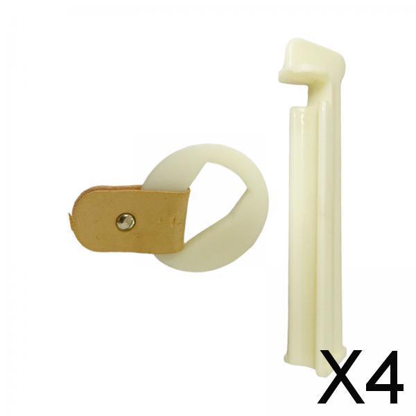 4xBilliard Pool Cue Tip Clamp for Tip Glue on Fastener Repairing Cue Stick Tip