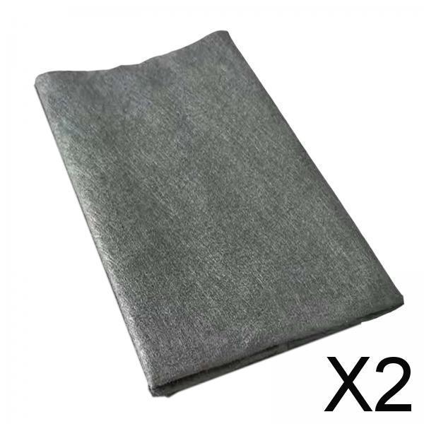 2xSoft Microfiber Cleaning Cloth Highly Absorbent for House Metal 30cmx30cm 1 piece