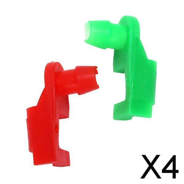 4x1999-07 fits for Chevy Silverado   Tailgate Handle Rod LH RH Clip Pair Set