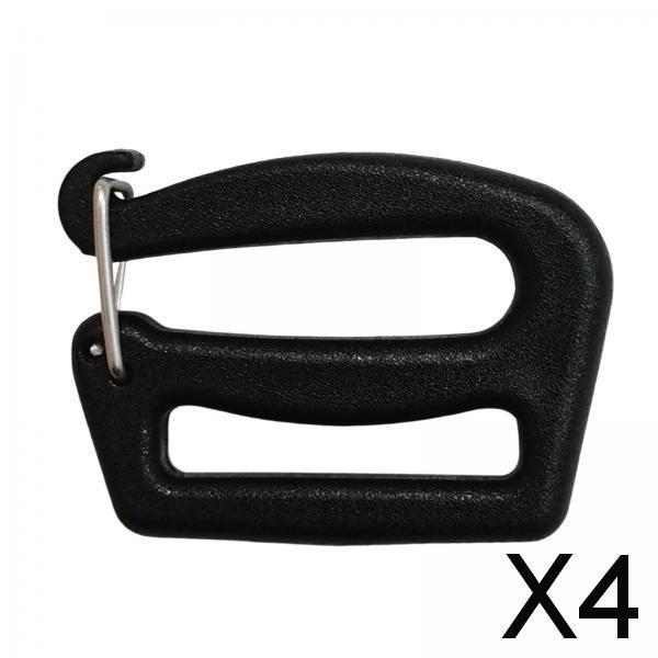 4xWebbing Release G Hook 1 inch Camping Equipment Bag Adjusters