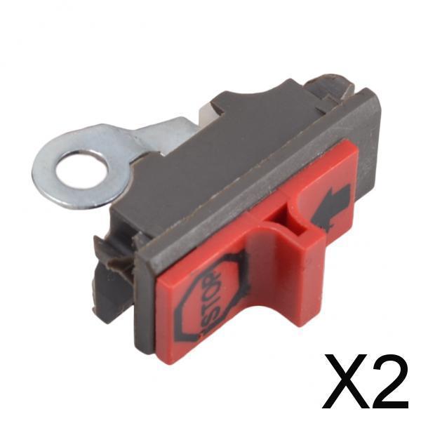 2xStop Button Switch Replace fit Husqvarna 134 142 Chainsaw DURABLE Accs