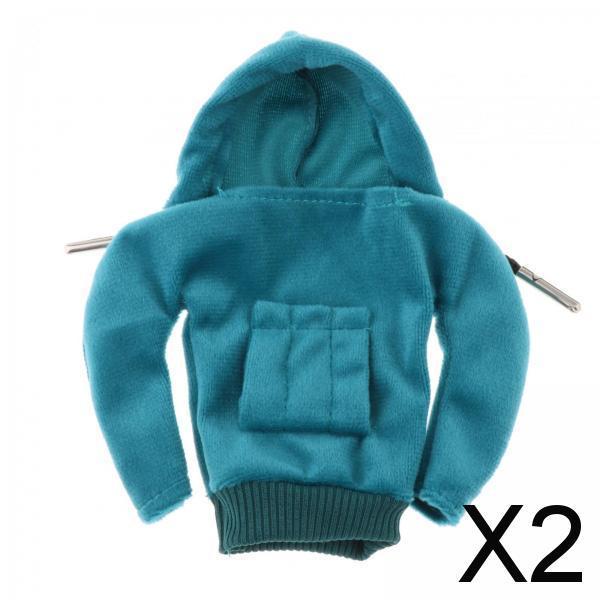 2xAutomotive Gear Shift Knob Cover Funny Hoodie Cool Shifter Knob Hoodie Cover Blue