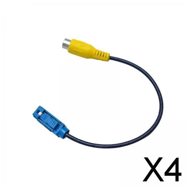 4xrca Video Cable Adapter Reverse Camera Adaptor Cable for C E GLK