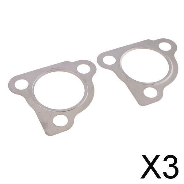 3x2PCS Turbine Turbo Charger Exhaust Down Pipe Gasket for Audi Golf KKK K03