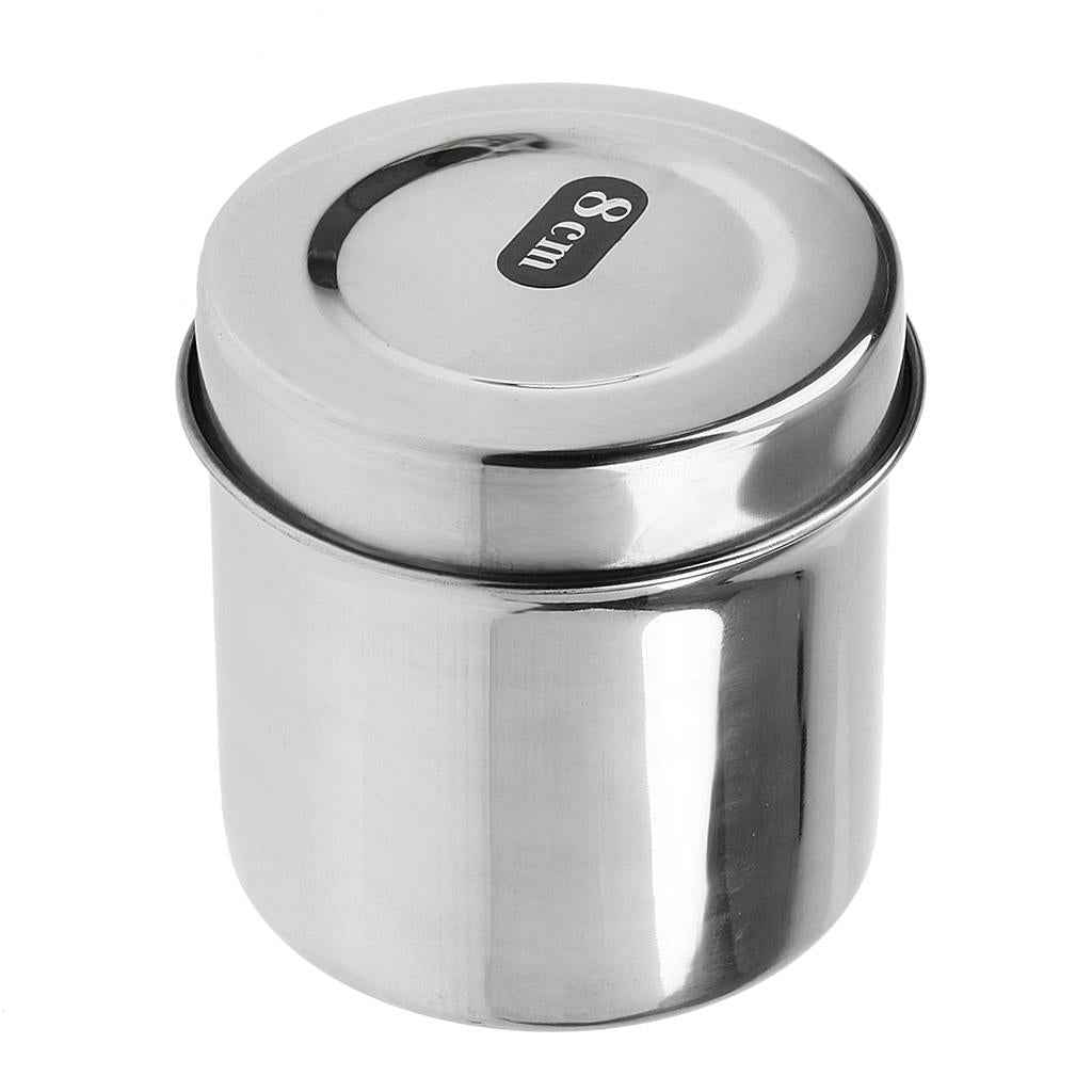 8cm Stainless Steel Box Holder for Medical Cotton Ball Gauze Dressing Tampon