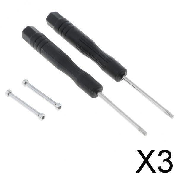 3x15mm Strap Watch Band Connecting Rod Strap Link Connector Rod  silver