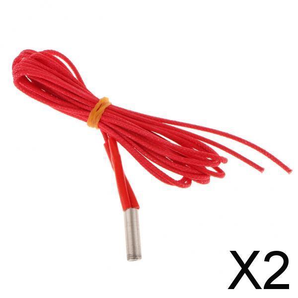 2xHeating Element Cartridge Heater 12V 40W For 3D Printer Extruder Hotend