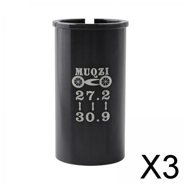 3xDurable Bike Seat Post Shim Seatpost Tube Adapter Reducer Sleeve Accessories 27.2 to 30.9