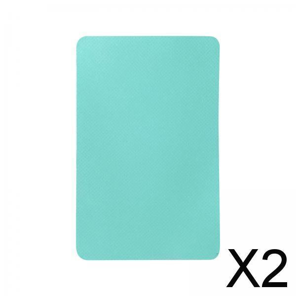 2xBoat Repair Patch 10cmx15cm PVC Repair Patches for Dinghy Raft Repair Tool Green
