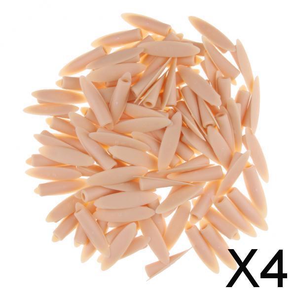 4x100pcs Trimmable Solid plug - Screws - Pocket-holes - DIY Yellow