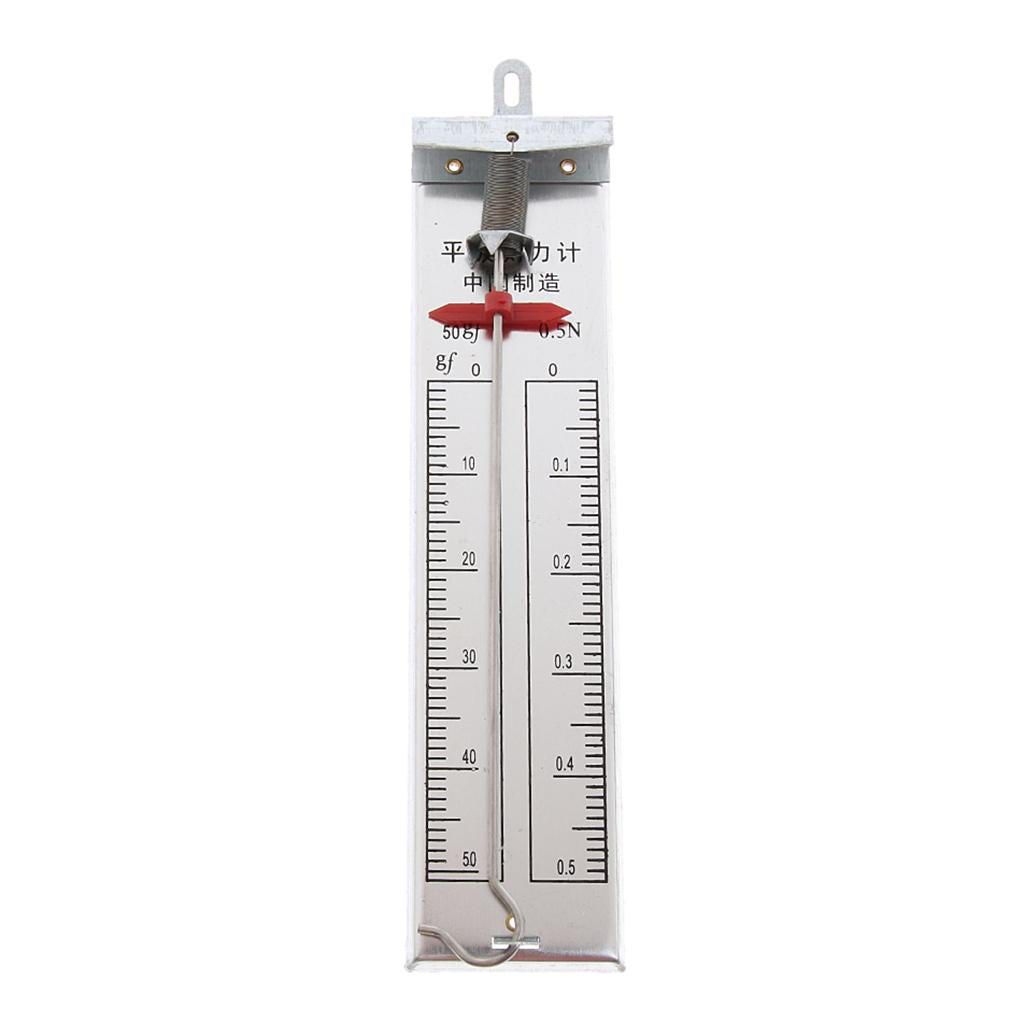 0.5N Newton Meter Force Meter Dynamometer Spring Balance Physics Lab Supply Practical Durable