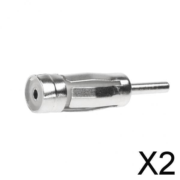 2xCar Radio/Stereo Iso To Din Male Aerial Antenna Tuner Adaptor PC5-27 