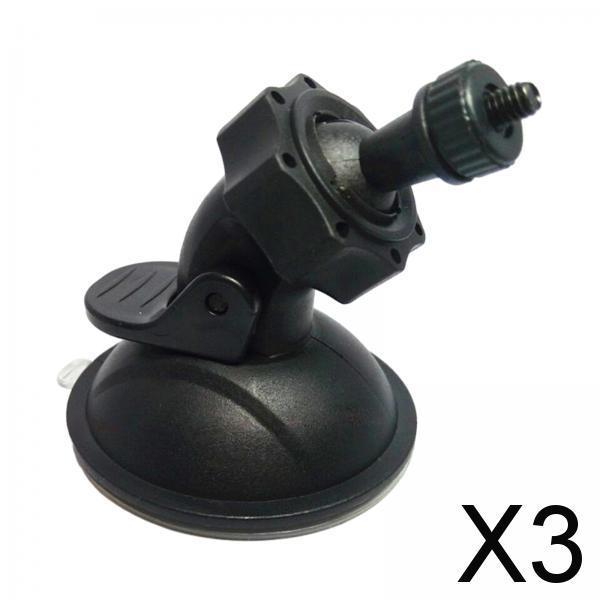 3xCar Camera Holder 360 Rotatable Car Accessory Car Camera Suction Cup Mount