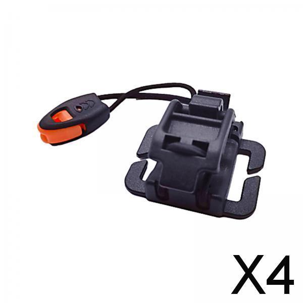 4xEngineering Shovel Ice Axe Clip Multifunctional Outdoor Wheel Clip Black
