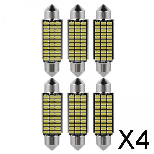 4x6Pcs Vanity Lights for Car Courtesy Light Car Door Light Interior Light Bulb