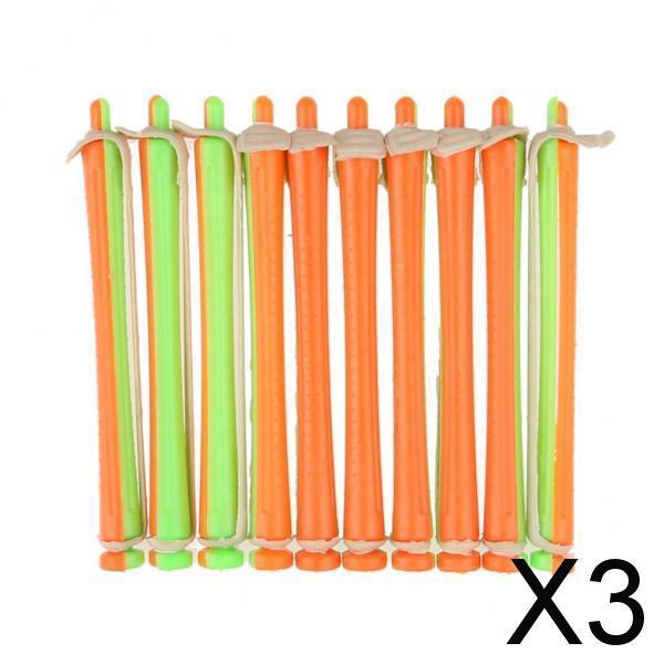 3xHair Perm Rods No Heat Hair Curlers Rollers Salon DIY Bangs Curling Tools 1