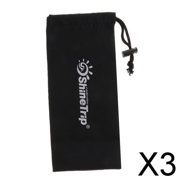3xWaterproof Camping Storage Bag Drawstring Sack Travel Organizer Pouch  23cm