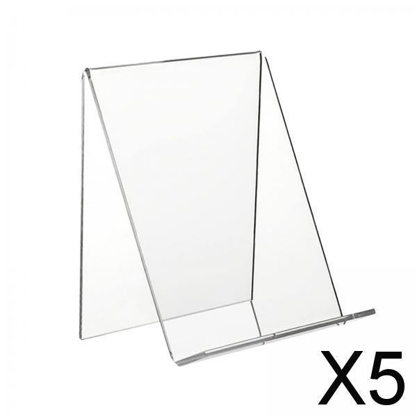 5xDisplay Easel Desktop Organizer with Ledge Book Stopper for Stationery Books