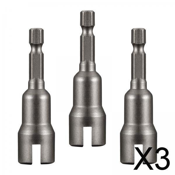 3x3x 1/4 Hex Shank Wrench Drive Socket Drill Adapter Socket Extension Bit Set"