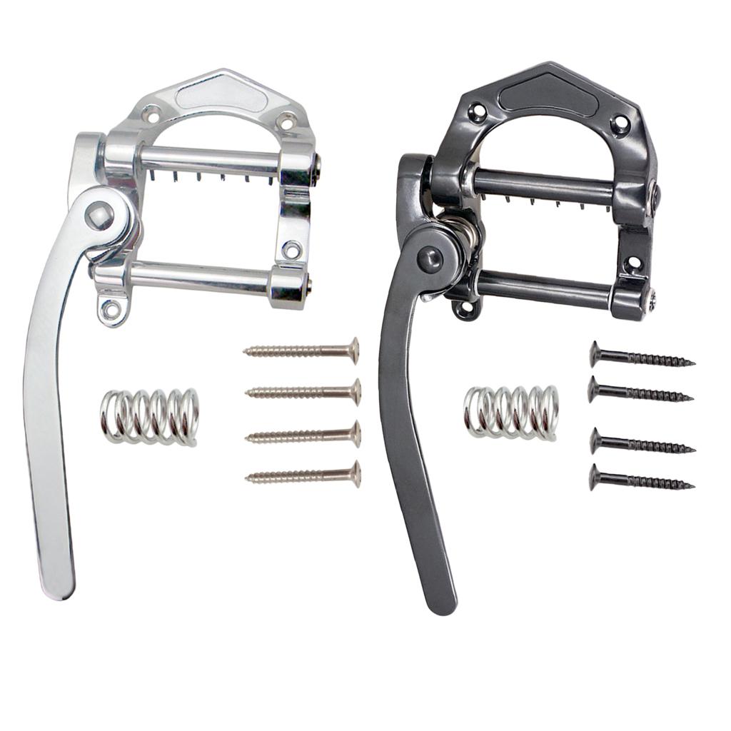 2PCS Tremolo Bridge Tailpiece For B5 SG LP Electric Guitar Replacement