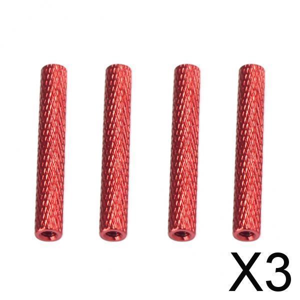3x4 Pieces Aluminum Alloy Standoff Column Spacer Pillar for RC Plane M3x30mm