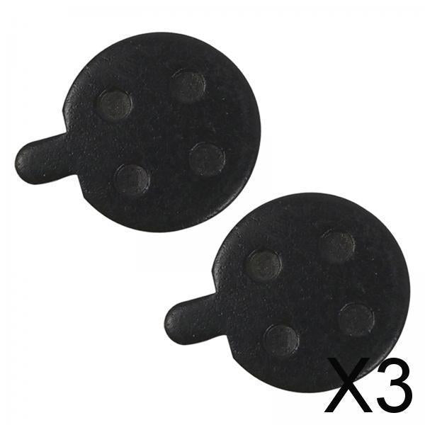 3x1 Pair Disc Brake Pad Sets Parts Rear Wheel Lining Pads Low Noise Universal