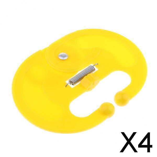4x1Pc Plastic Weaner Anti Sucking Calf Cow Cattle Milking Stops Sucking Yellow
