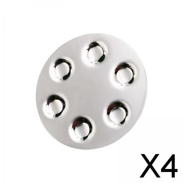 4xMakeup Mixing Palette Blending Tools Finger Ring Makeup Palette for Manicure No Makeup Spatula