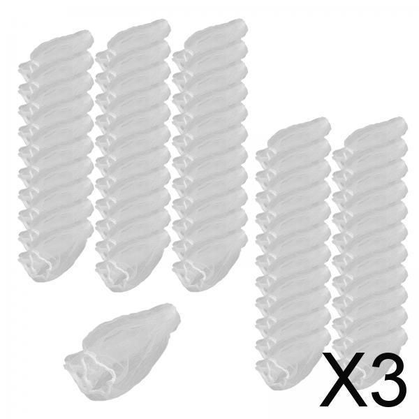 3x50Pcs Sink Strainer Net Bag Filter Net for Sink Drainage Kitchen Bathroom