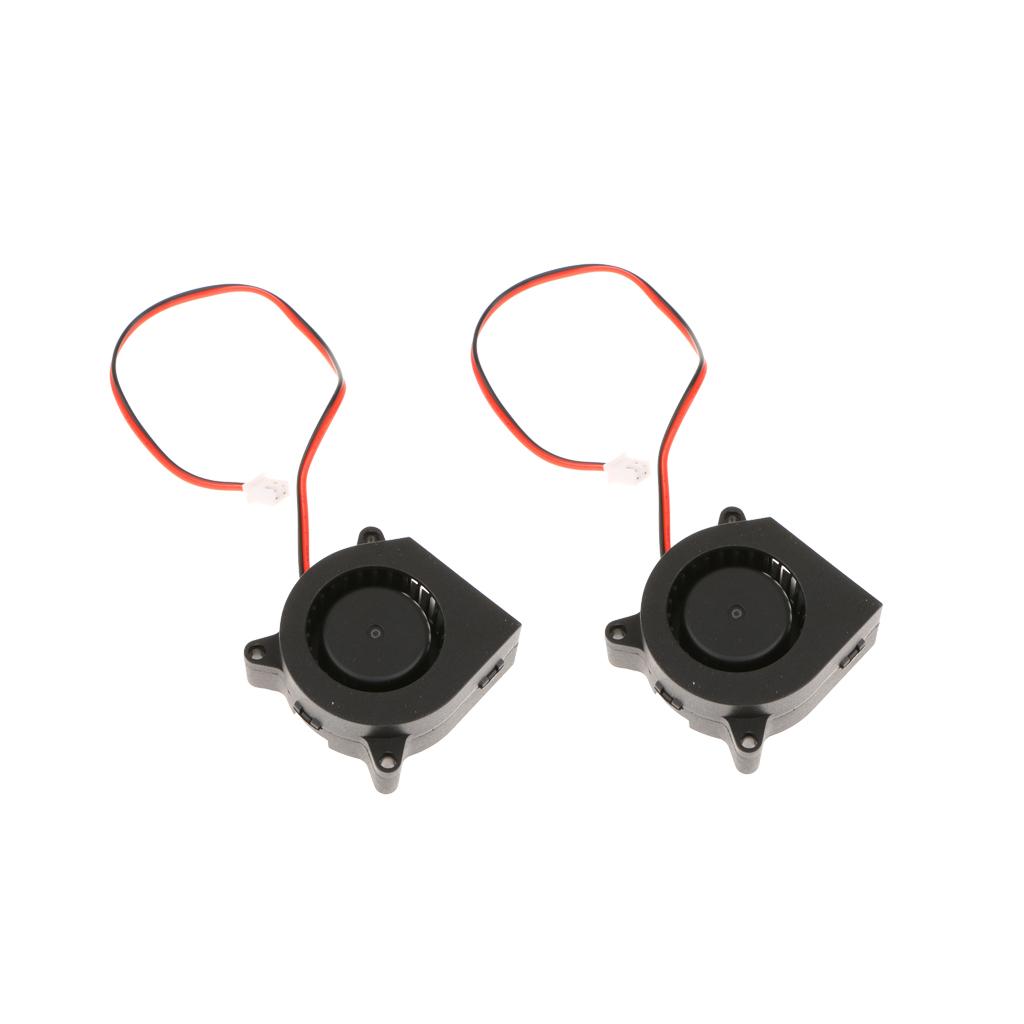 2pcs 2Pin 12V Blower Fan 4020 40X40x20mm Good for Cooling Down 3D Printer