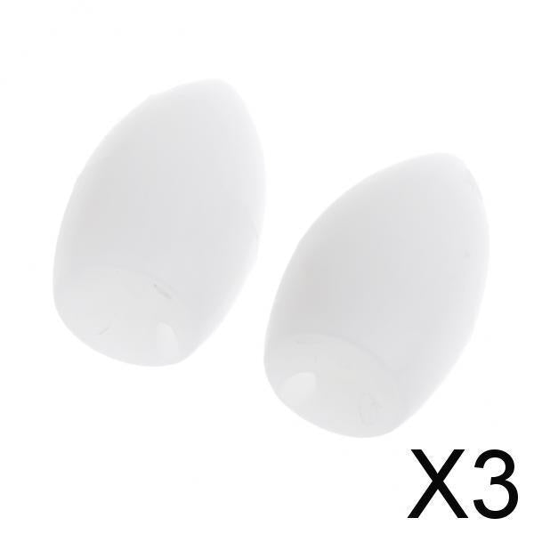 3x2 Pieces Floating Sbirolino Spirolino Bombarda Trout Pose Floats White 4.3g