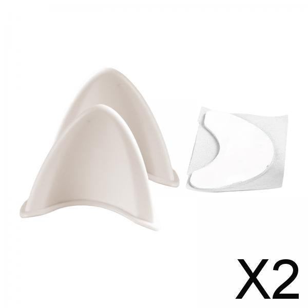 2xHelmet Cat Ears Decoration Interchangeable for Motorcycle Helmets Ski White