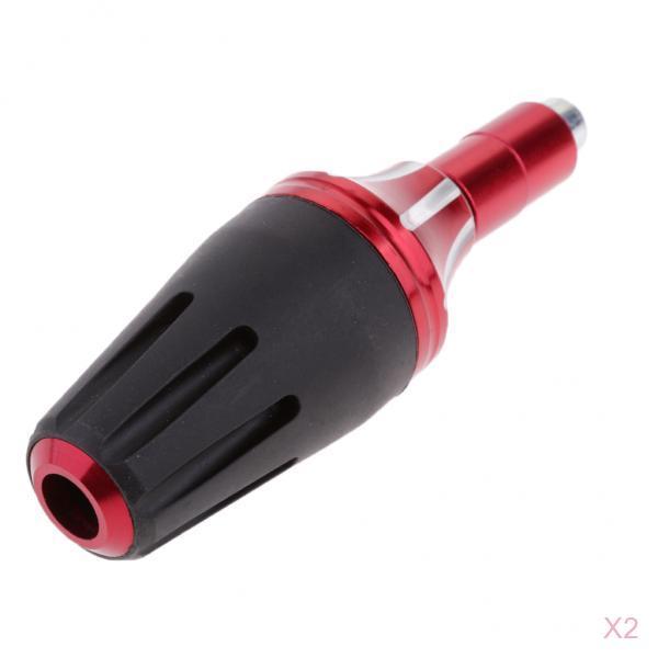 2Pcs Frame Slider Falling Crash Protector for Motorcycle Motorbike Red