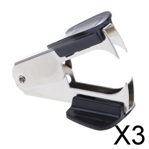 3xStainless Steel Stapler Staple Remover School Office Stationery Random Color