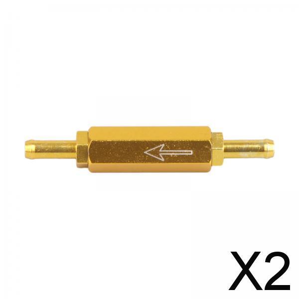 2xNon Return Single Way Check Valve Accessories for Fuel Line Diesel Fuel