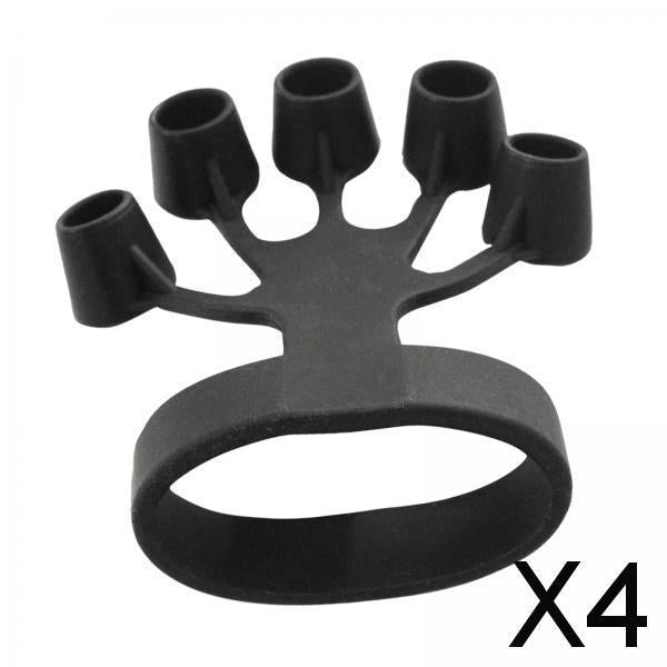 4xHand Grip Strengthener Device Tool Training Equipment Finger Exerciser Black 11lbs