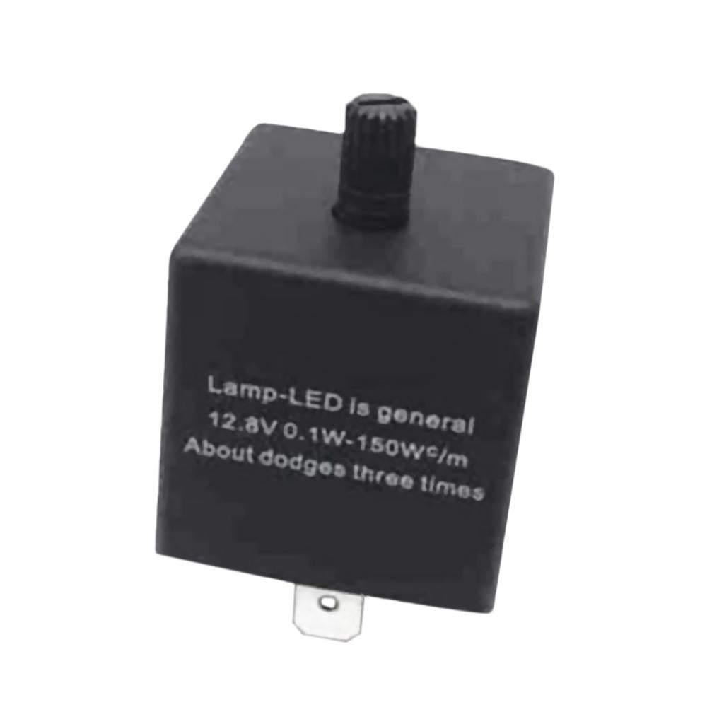2xCF13 3Pin Car Autos Adjustable Flasher Relay Fix LED Light Turn Signal Flash