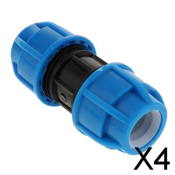 4xQuick Connect Push Fitting Tube Straight Union Coupler Air Push Fitting 20mm
