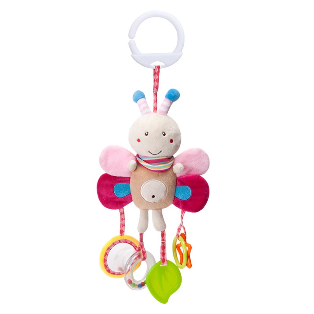 Cute Cartoon Animal Wind Chime Bed Trailer Hanging Toys Bee