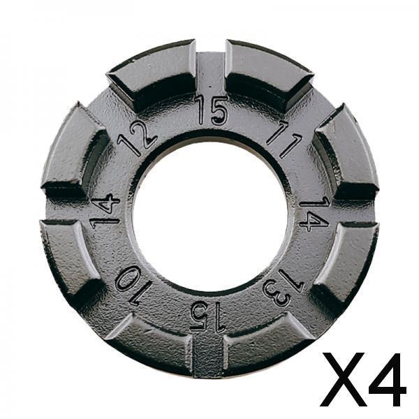 4xBicycle Spoke Wrench Wider Size Selection Hard Steel 8 Way Wheel Rim