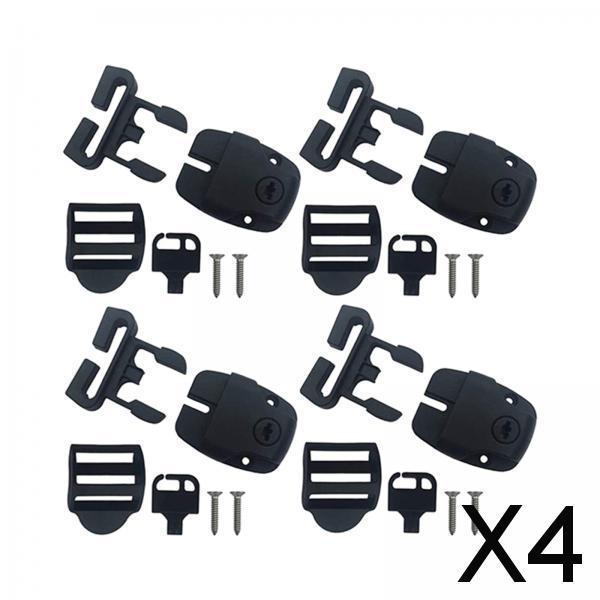 4xSPA Tub Cover Clips Tub Keys Latch Locks Portable SPA Cover Clips Replacement 4pcs