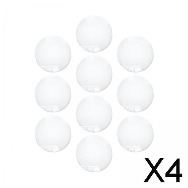 4xHalf Round Flatback for Jewelry Making DIY Crafts Glass Cabochons Dome Tiles 25mm 10pcs
