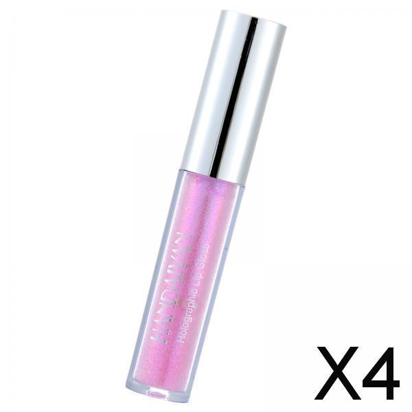 4xMermaid Polarized Lip Gloss Shimmer Shinning Iridescent for Dress up Girls 02