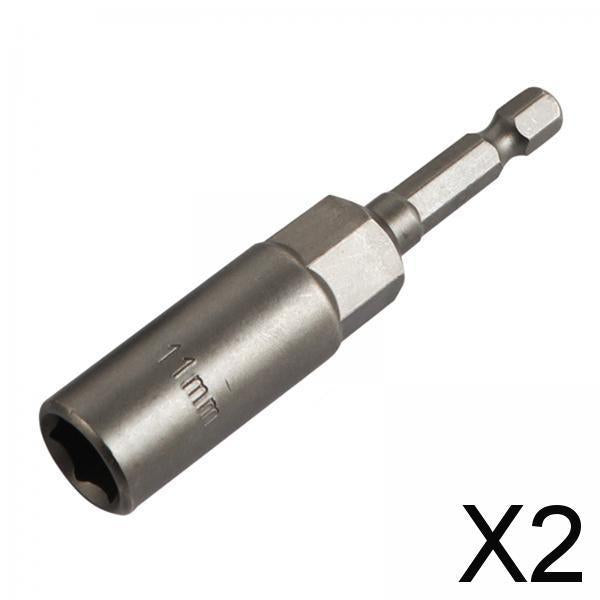 2xIce Auger Drill Adapter Sleeve Quick Change Replacement Parts Connection Rod