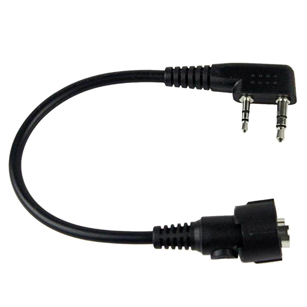 Mini Din Plug Connector Cable for Kenwood Puxing Baofeng Radio Headset
