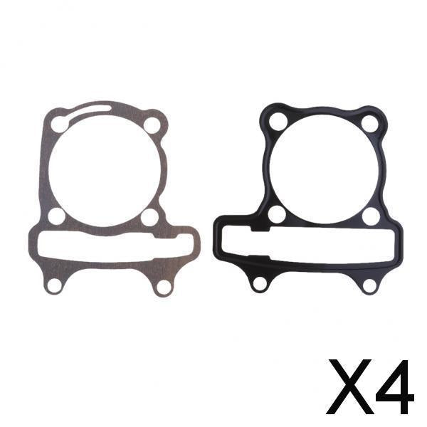 4xBig Bore Cylinder Base & Head Gaskets for GY6 Engine Scooter 180cc(61mm)