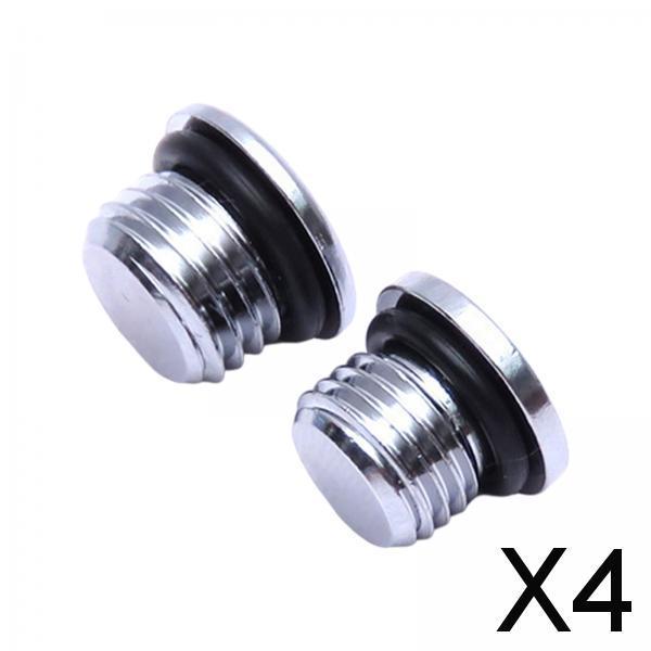 4xCopper Diving Regulator Port Plug Scuba Dive O Ring Plugs Hardware Screws 7g