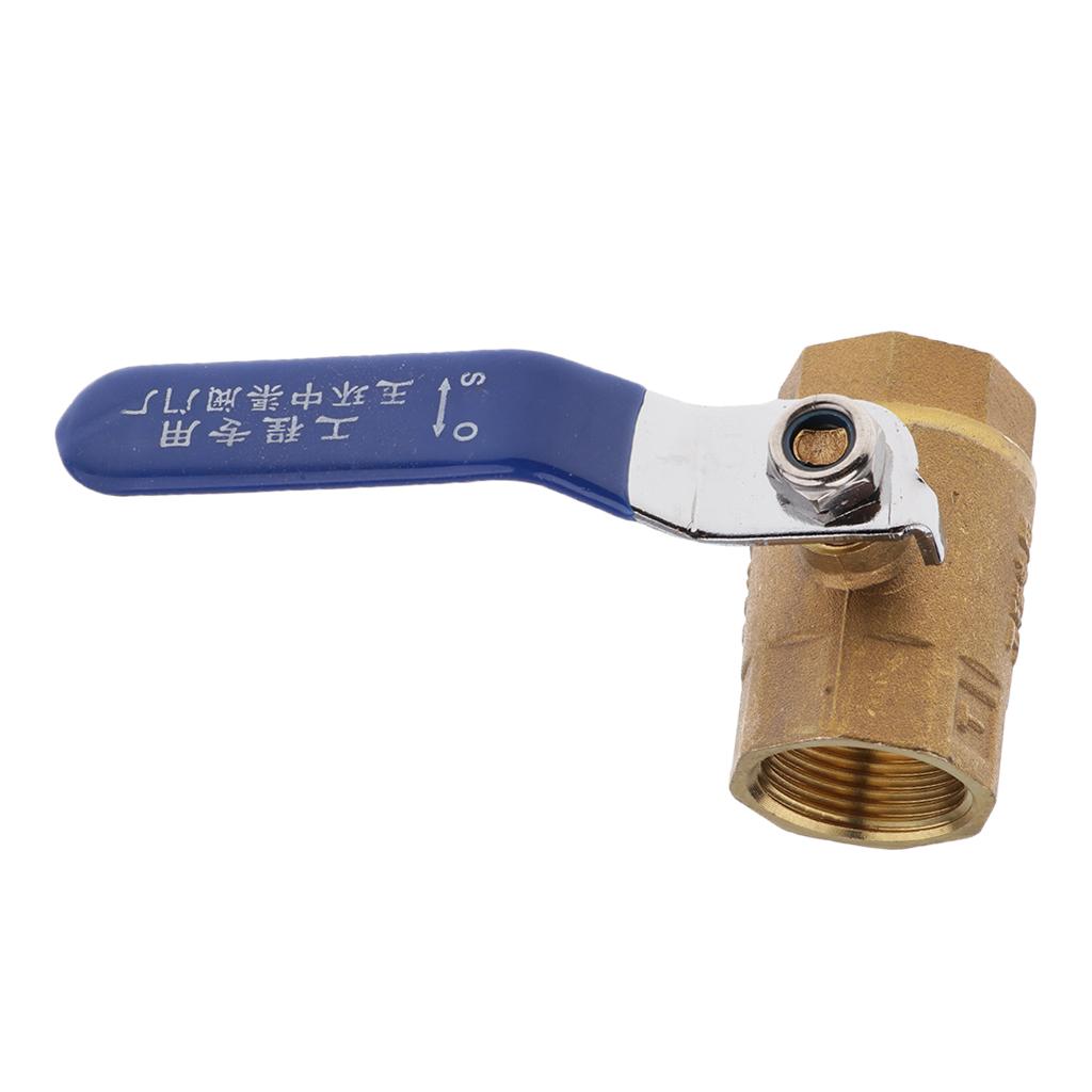 3/4'' Brass Valve Water Air Pipe Hose Valve Pipe Fitting Blue Handle